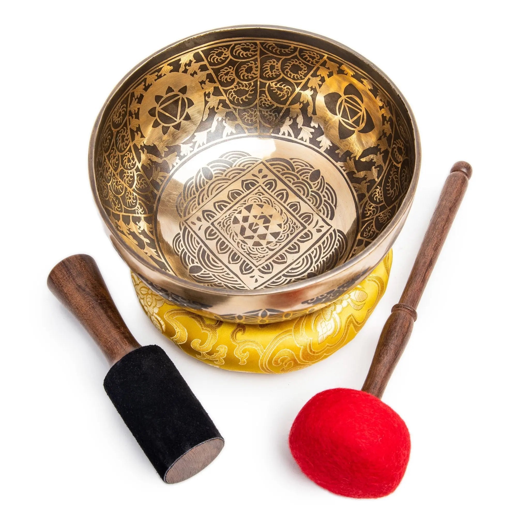 Shakti Tibetan Singing Bowl Set - 8.5-Inch