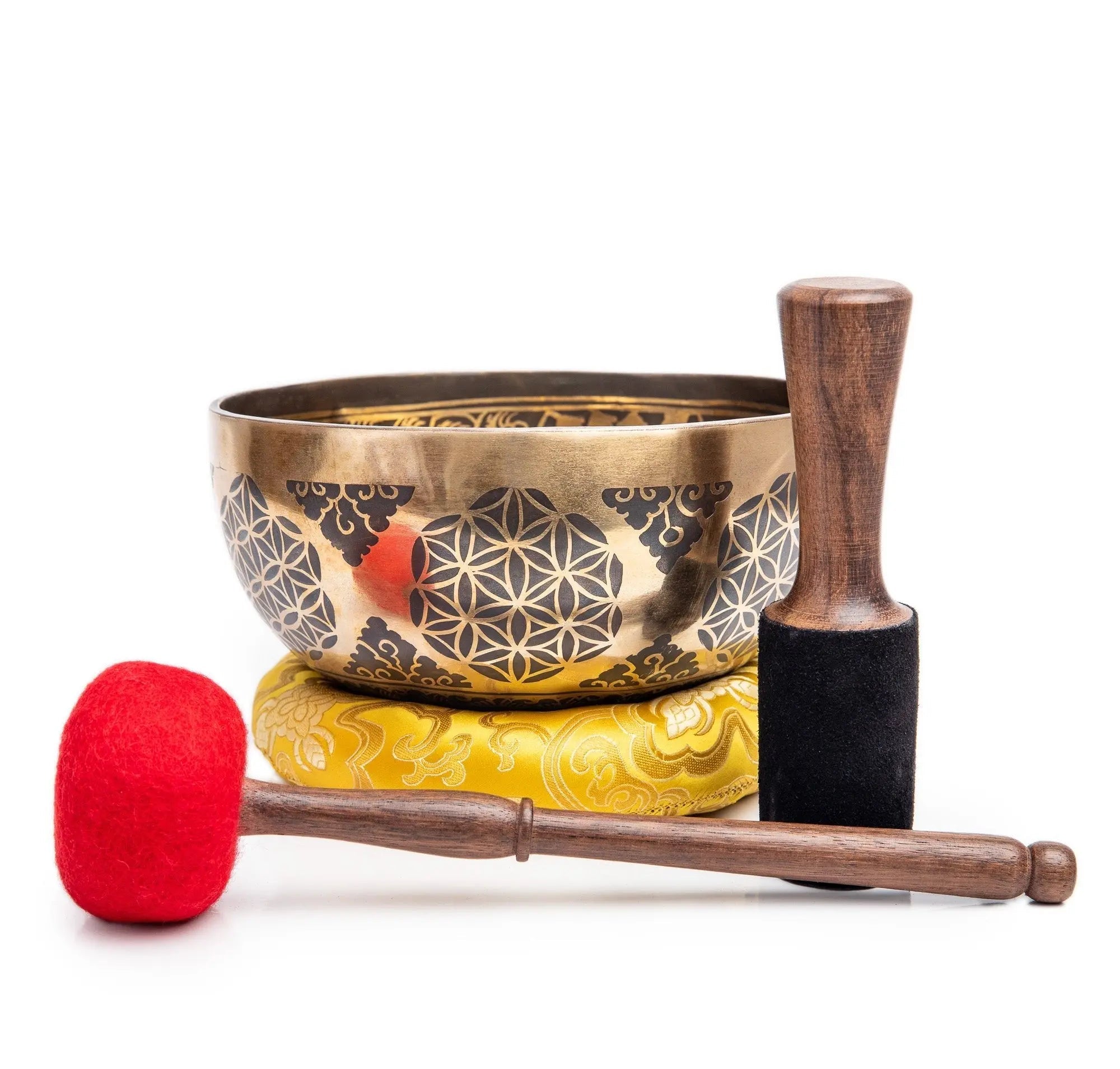 Shakti Tibetan Singing Bowl Set - 8.5-Inch