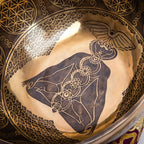 12-Inch Handmade Tibetan Singing Bowl Set – Kundalini Healing, Yoga & Sound Bath