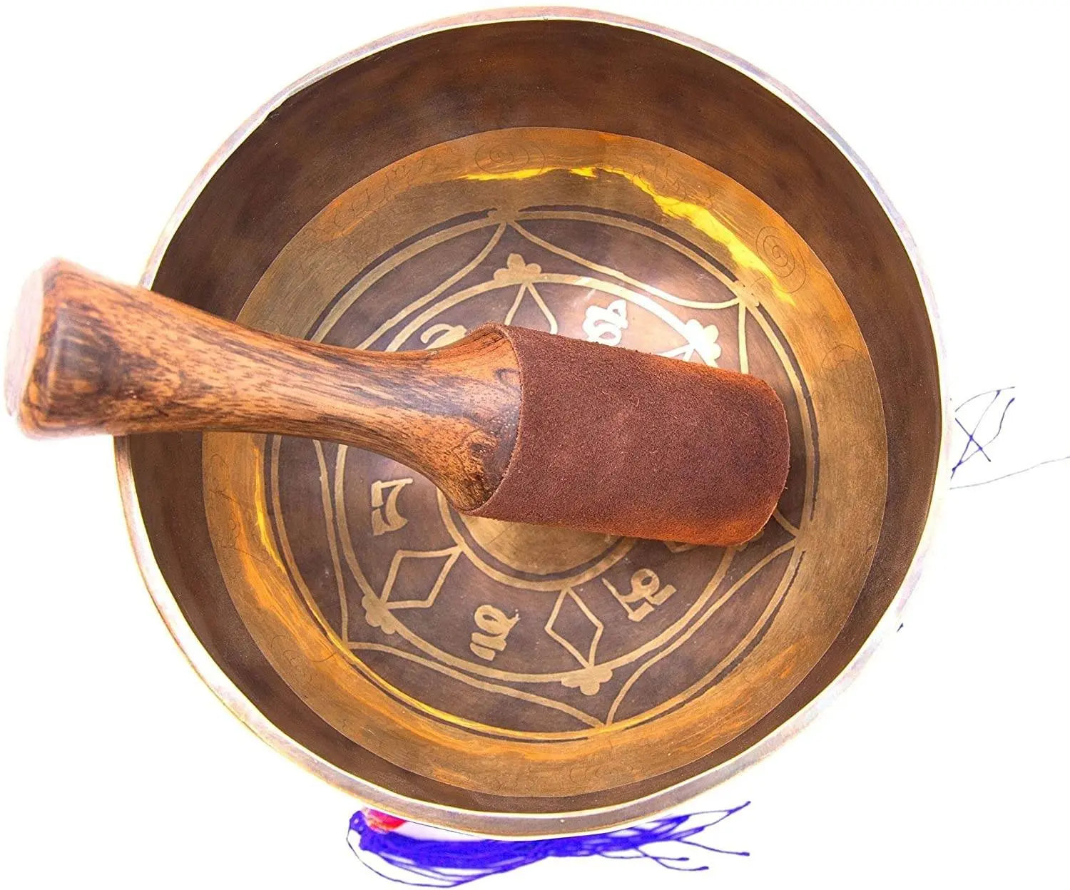 Sacred Mantra 7-Inch Tibetan Singing Bowl