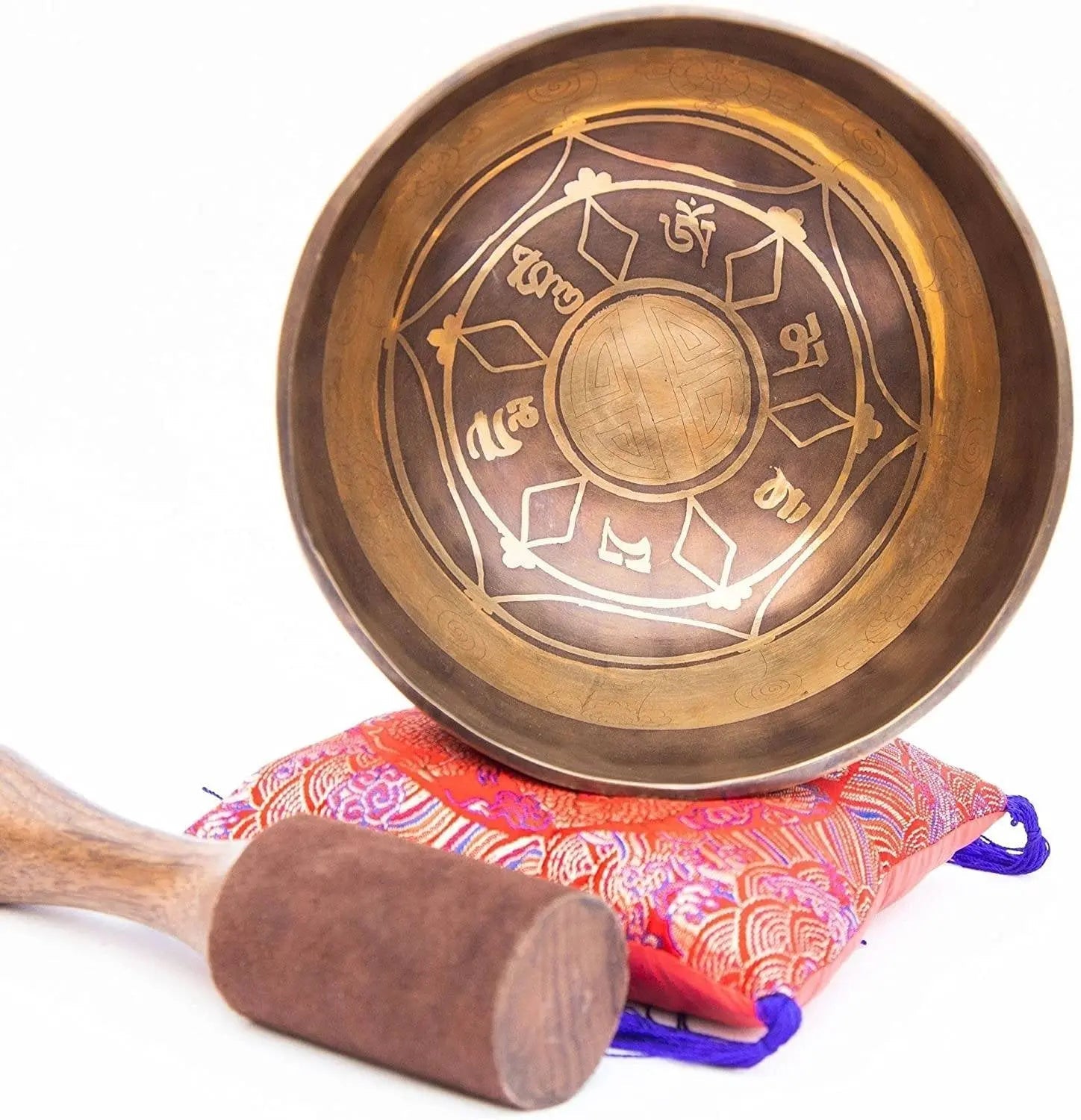 Sacred Mantra 7-Inch Tibetan Singing Bowl