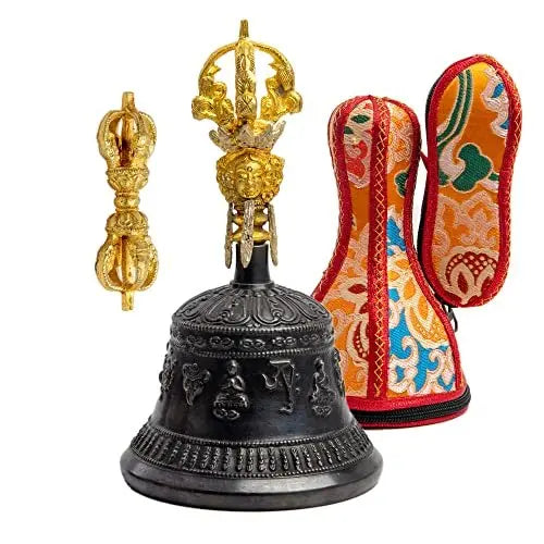 Mahakaal Bell & Dorje Set for Spiritual Practices and Meditation