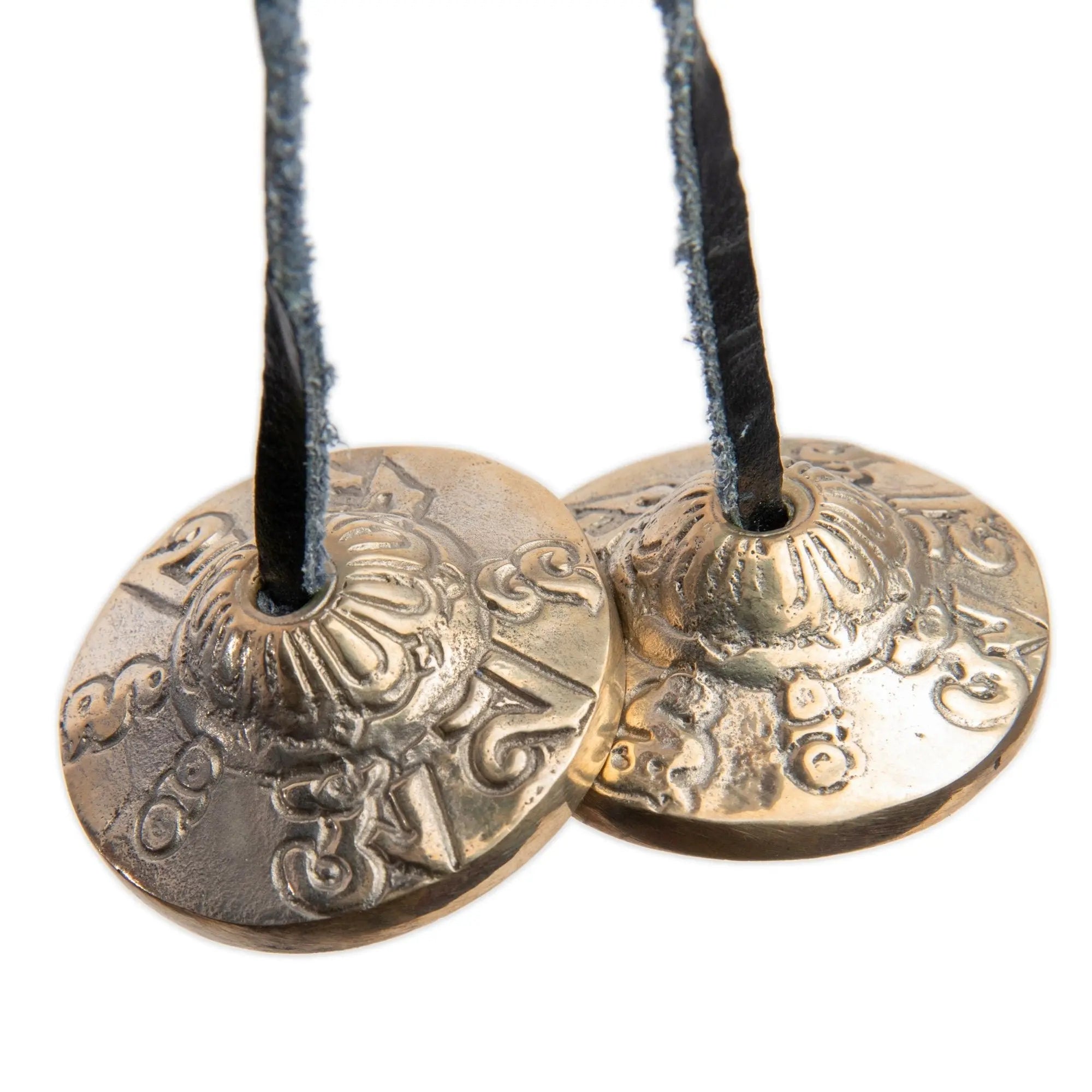 Ohm Mani Mini Bronze Tingsha Bells