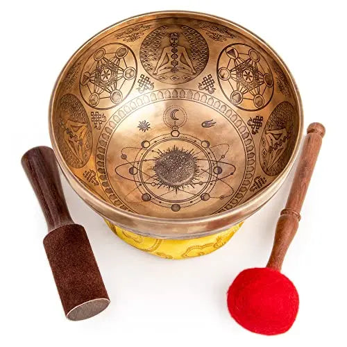 Large Tibetan Planetory Singing Bowl