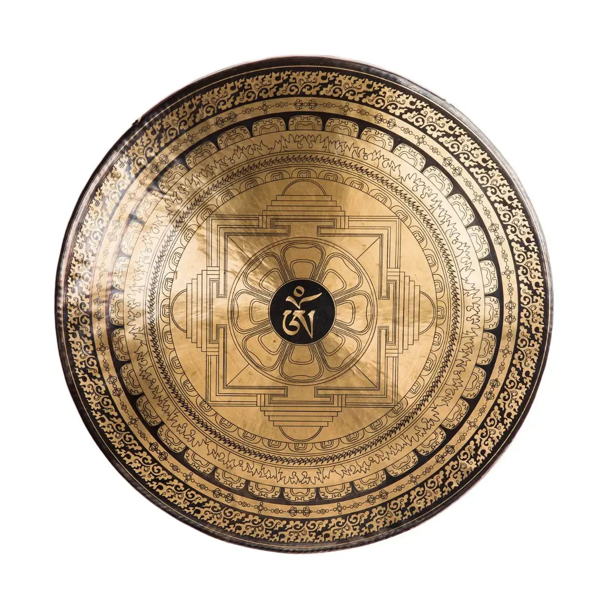 Spiritual Om Mandala Gong